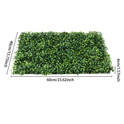 6Pcs Decorative Artificial Boxwood Panels