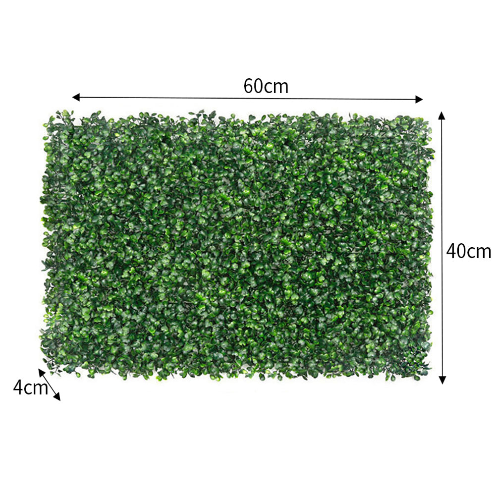6Pcs Decorative Artificial Boxwood Panels