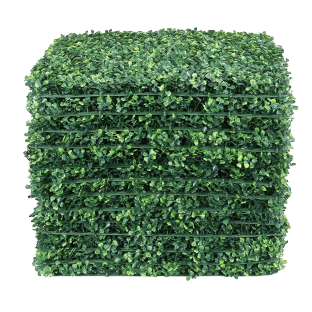 6Pcs Decorative Artificial Boxwood Panels