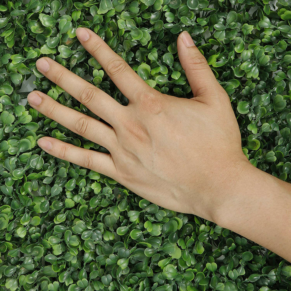 6Pcs Decorative Artificial Boxwood Panels