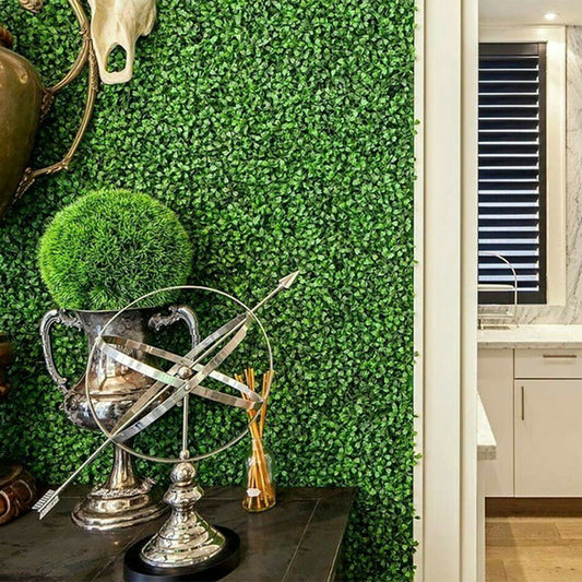 6Pcs Decorative Artificial Boxwood Panels
