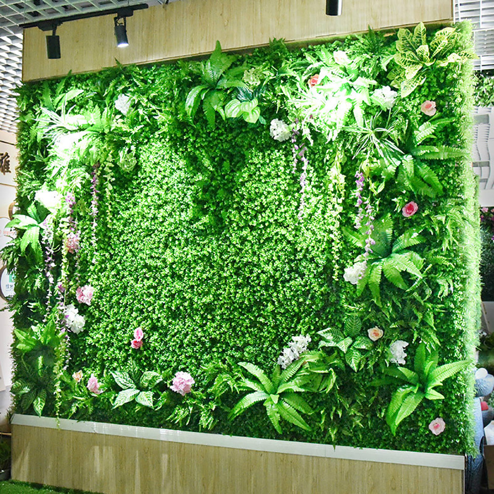 6Pcs Decorative Artificial Grass Hedge Panels
