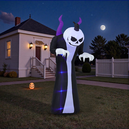 Halloween Inflatable Outdoor Ghost with LED Lights Decoration