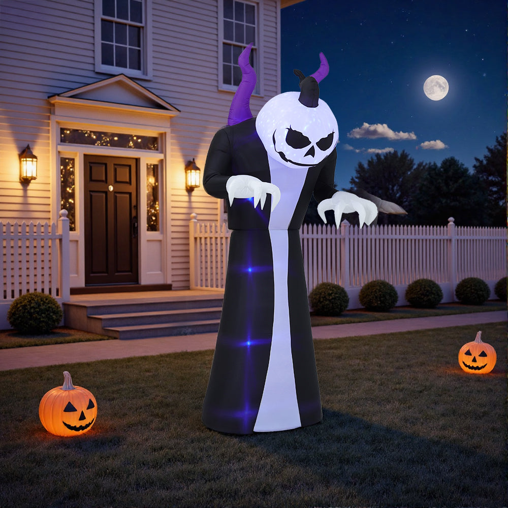 Halloween Inflatable Outdoor Ghost with LED Lights Decoration