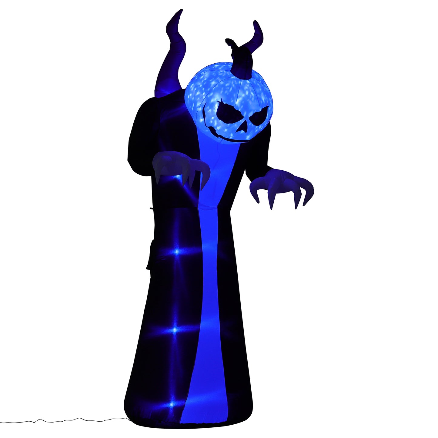 Halloween Inflatable Outdoor Ghost with LED Lights Decoration