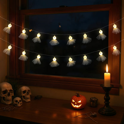 Halloween 20 LED Ghost String Lights for Home and Party Decoration