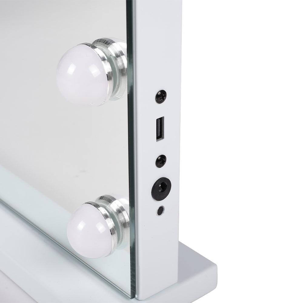 Hollywood LED Vanity Mirror with Bluetooth White