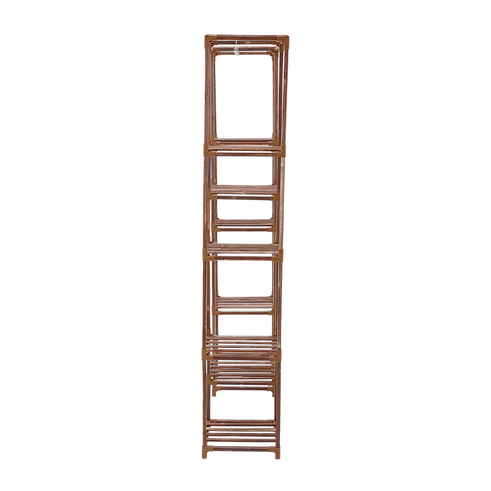 Multi-tier Wood Plant Stand Flower Display Shelf