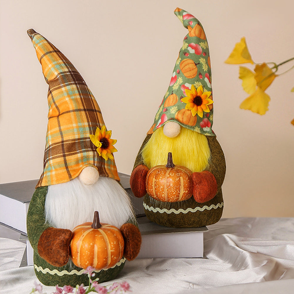 Handmade Autumn Harvest Gnome Decoration