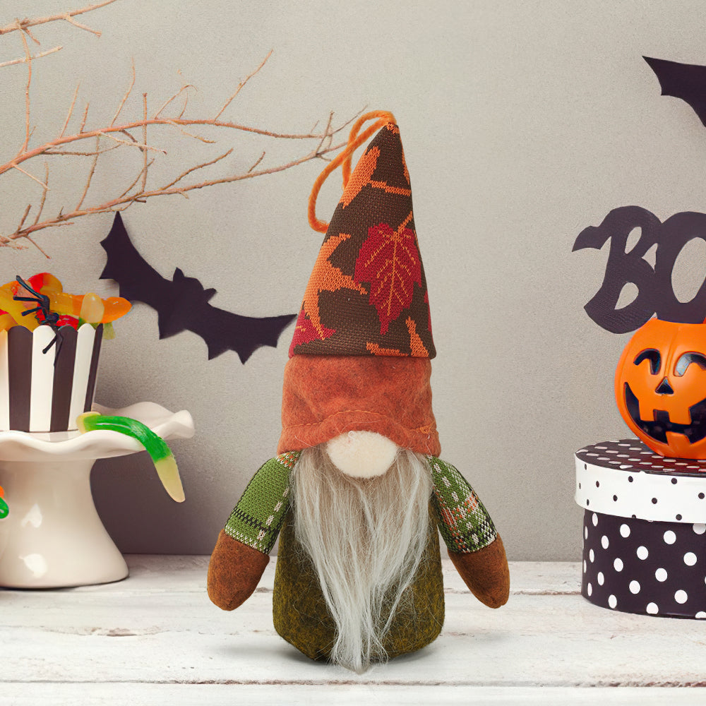 Light Up Harvest Gnome Plushie for Autumn Thanksgiving Decor