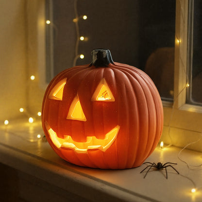 Halloween LED Pumpkin Lantern Battery Operated