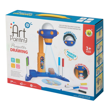 32 Patterns UFO-Themed Desktop Drawing Projector Kit for Kids