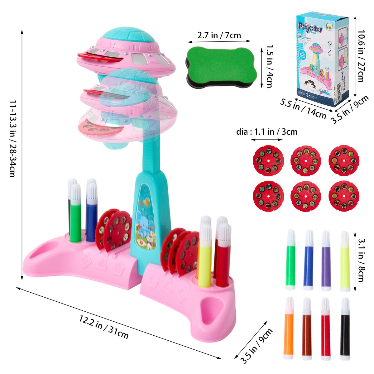 UFO-Themed Drawing Projector for Kids