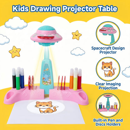 UFO-Themed Drawing Projector for Kids