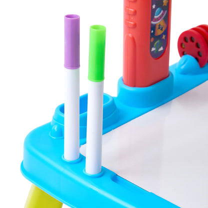 32 Patterns Rocket-Themed Drawing Projector Table Set for Kids