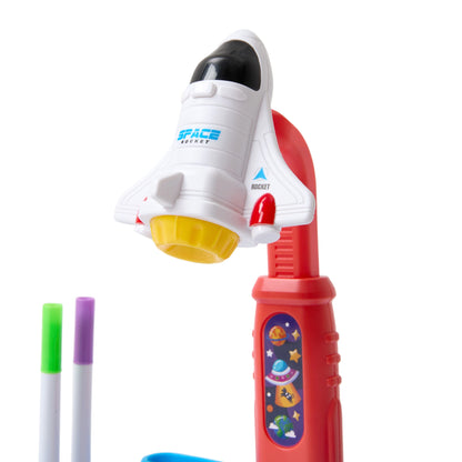 32 Patterns Rocket-Themed Drawing Projector Table Set for Kids