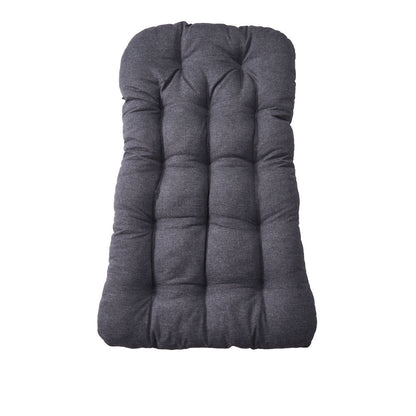 Medium Black Swing Hanging Egg Chair with Cushion and Pillow