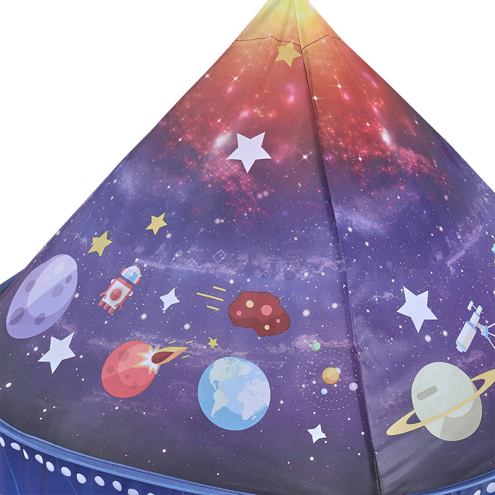 Spaces Theme Kids Pop-up Play Tent Playhouse