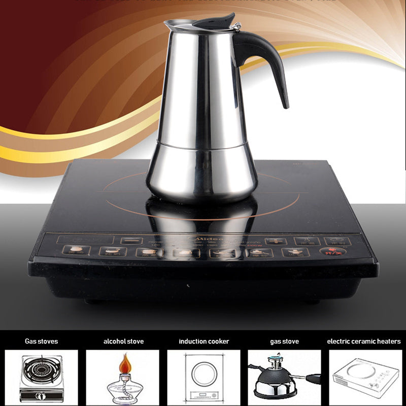 Stovetop Espresso Maker Italian Moka Pot