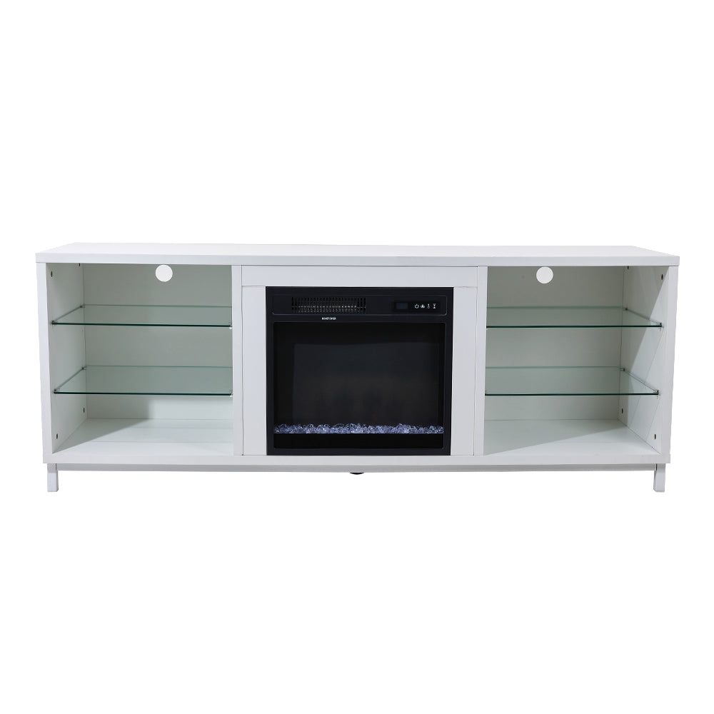 Freestanding TV Stand Entertainment Center with 18 Fireplace