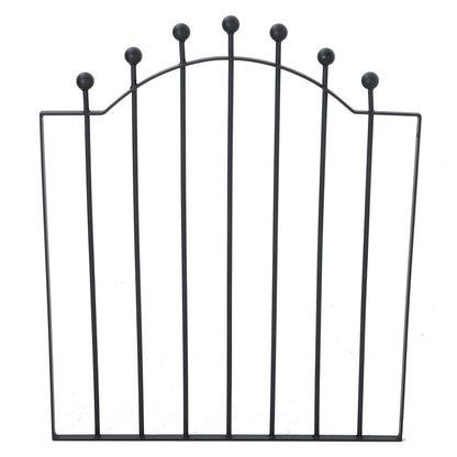 Black Wrought Iron Garden Gate