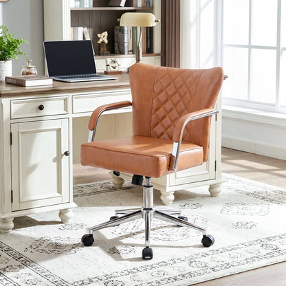 Height-Adjustable Swivel Office Chair