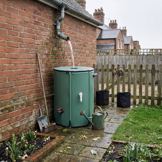 Collapsible Rain Barrel with Filter