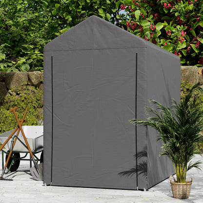 3 x 5 ft Portable Garden Storage Shelter with Roll-Up Door