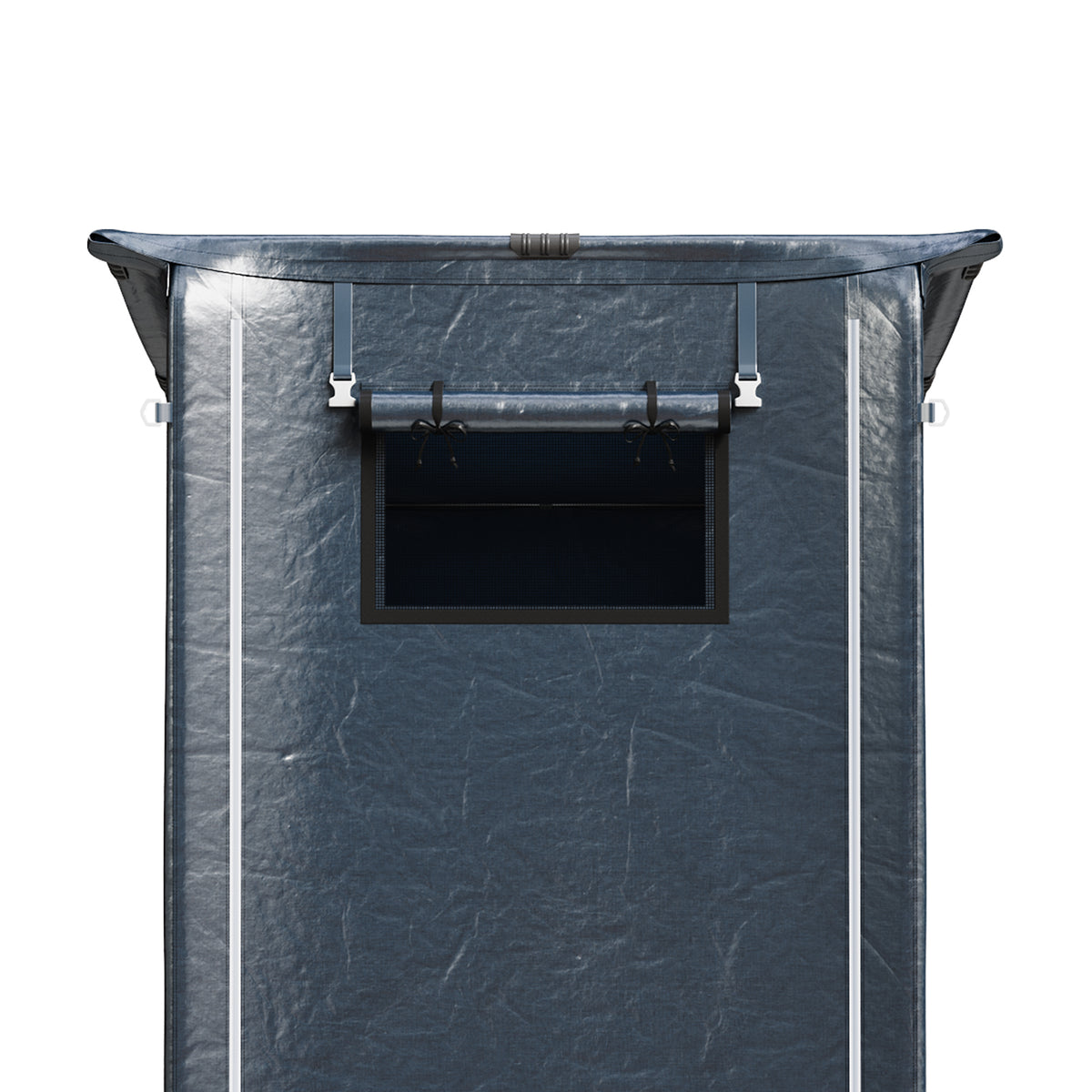 Garden Storage Shelter with Waterproof PE Cover & Roll-Up Zipped Door