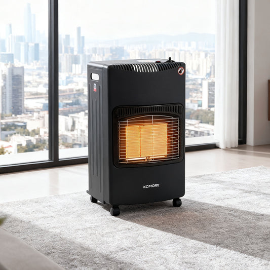 Ceramic Gas Heater with Wheels for Indoor and Outdoor
