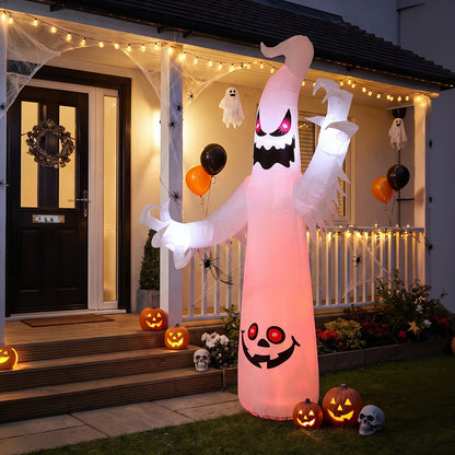 7 FT Halloween Inflatable Ghost with LED Lights
