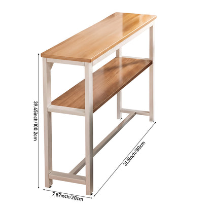 2-Tier Narrow Console Table