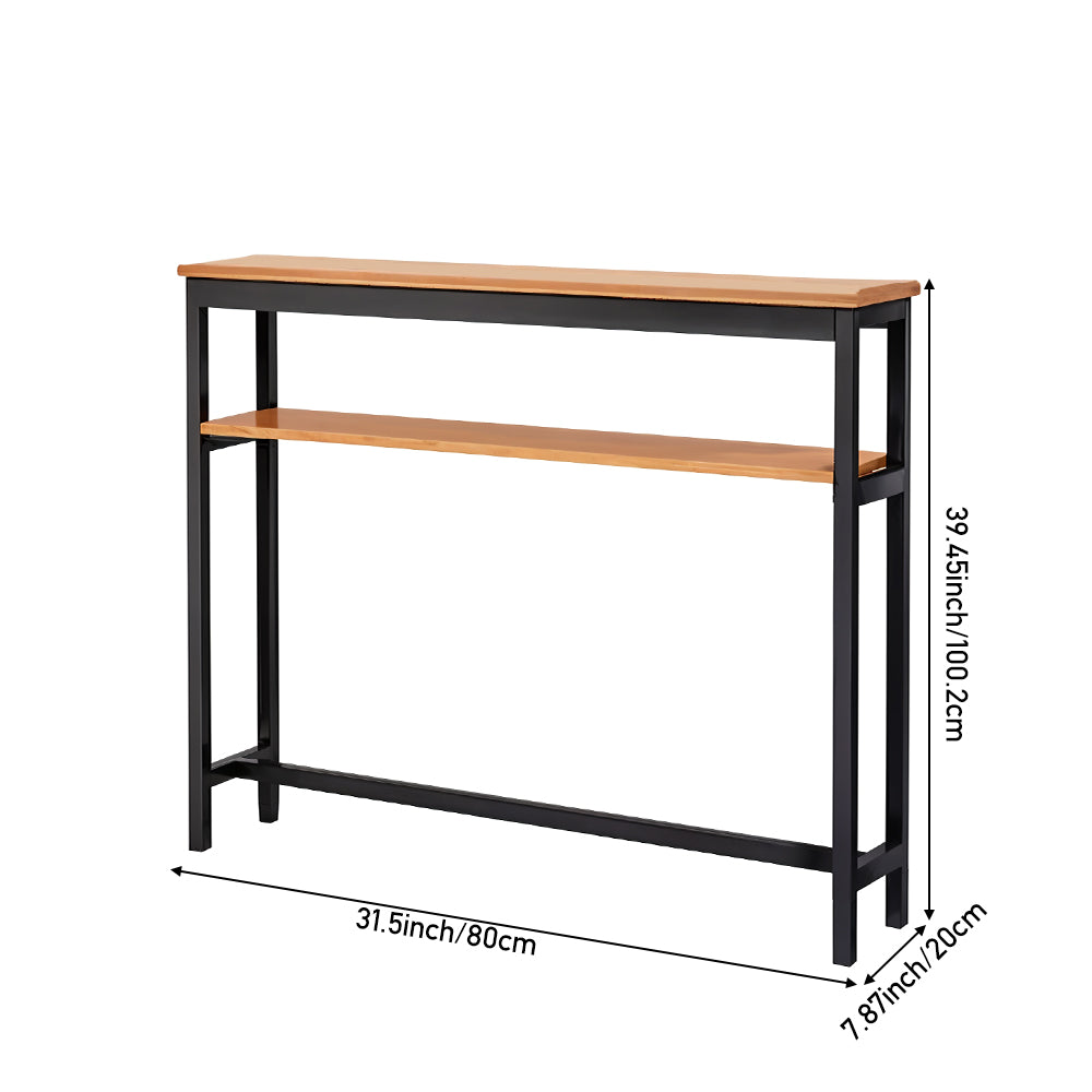 2-Tier Narrow Console Table