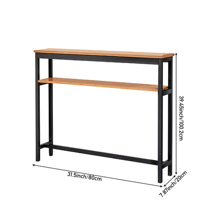 2-Tier Narrow Console Table