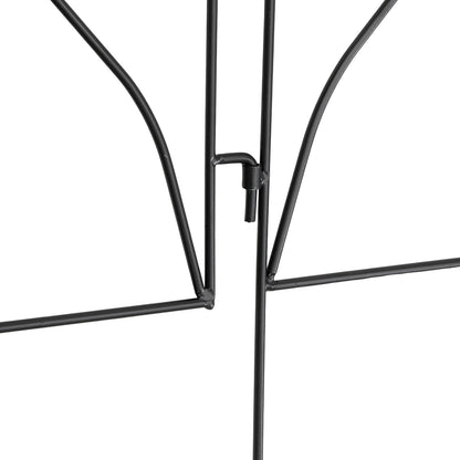 5-Pack Decorative Metal Garden Fence Panels