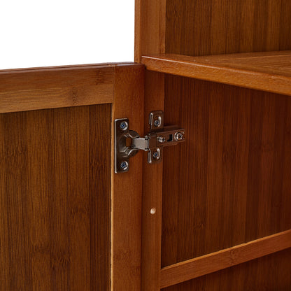 Shoe Storage Cabinet with Folding Doors