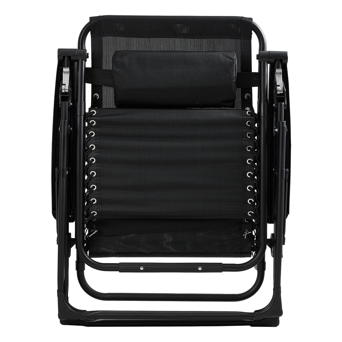 Zero Gravity Outdoor Recliner with Seat Cushion & Headrest