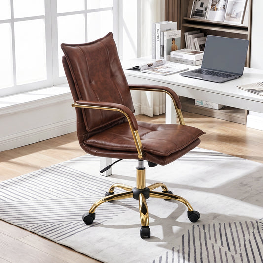 PU Leather Upholstered Office Chair