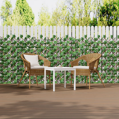 Grape Leaf Artificial Hedge Panel
