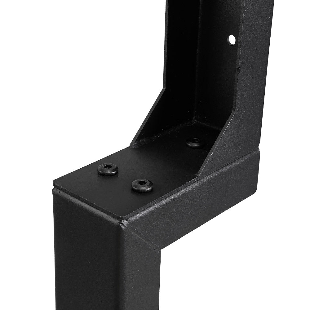2/4 Pack Black Metal Garden Fence Repair Brackets for Single and Double Sided Use