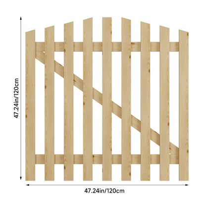 120x120cm Outdoor Wooden Garden Gate Fence Door