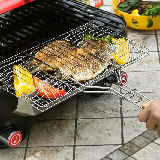 Portable Outdoor Camping BBQ Grill Basket