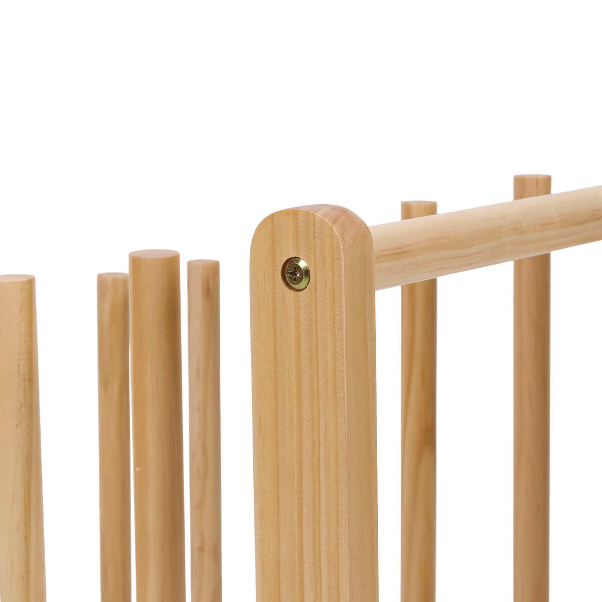 7 Slots Wooden Canvas Art Storage Rack with Castors