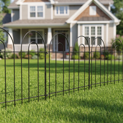 10Pcs Decorative Metal Garden Fences