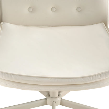 Height-Adjustable Swivel Office Chair with Castors