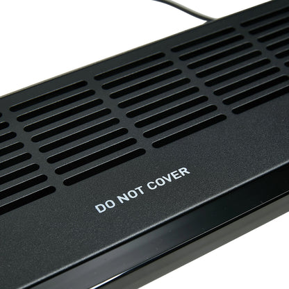1000W/2000W Convection Baseboard Heater with Flame Effect & Timer