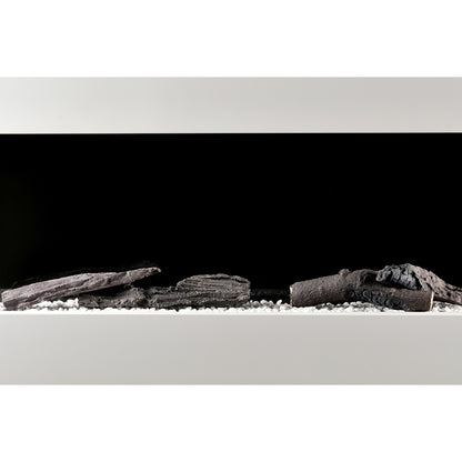 Wall-Mounted Electric Fireplace with Remote Control