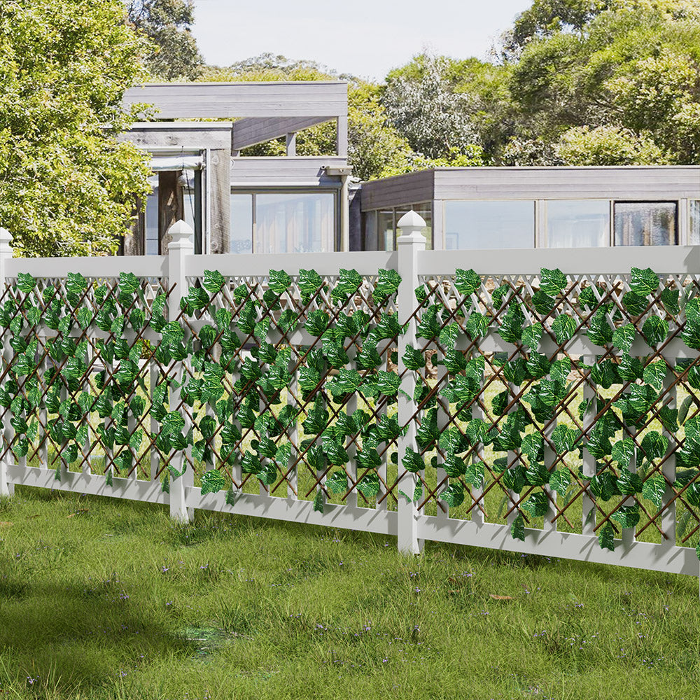 Grape Leaf Artificial Hedge Panel