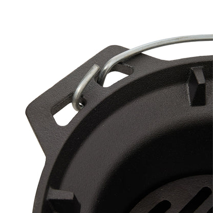 Cast Iron Charcoal Grill with Handle