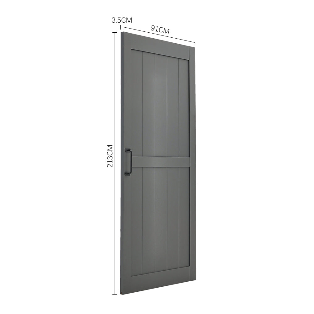Farmhouse Style Wooden Barn Door with Sliding Kit